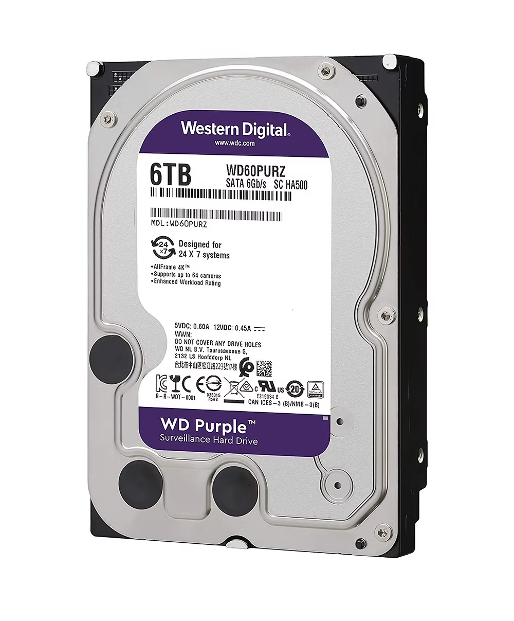 WD Purple SATA Surveillance Hard Drive